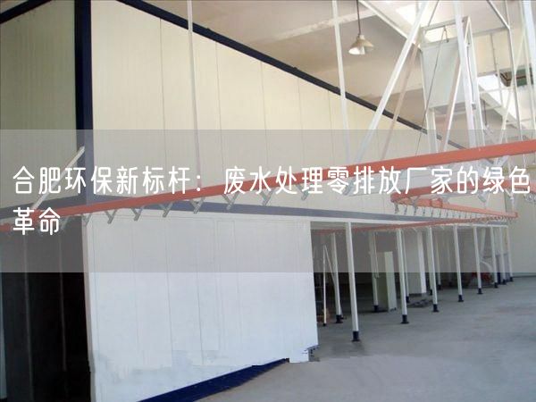 合肥环保新标杆：废水处理零排放厂家的绿色革命(图1)