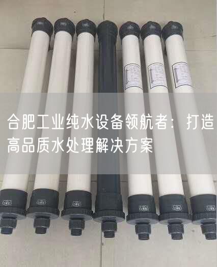 合肥工业纯水设备领航者：打造高品质水处理解决方案(图1)